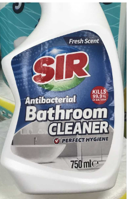 SIR Bathroom Cleaner Antibacterial 750mL x 24